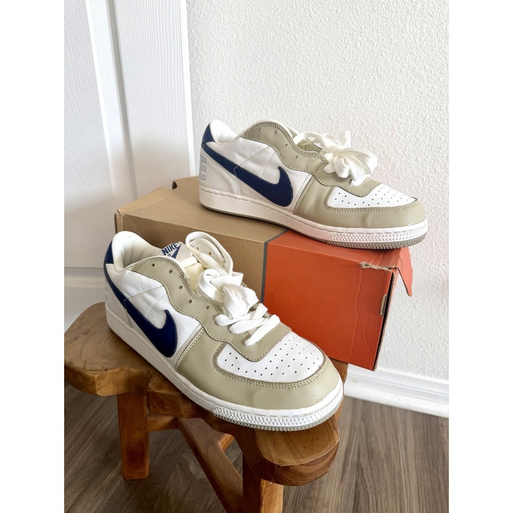 Nike Terminator Low Deadstock Vtg 12 White Navy‎ Light Stone Chamois 308841-141